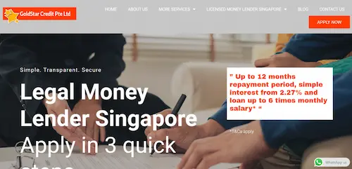 Goldstar Credit - Payday Loan Singapore