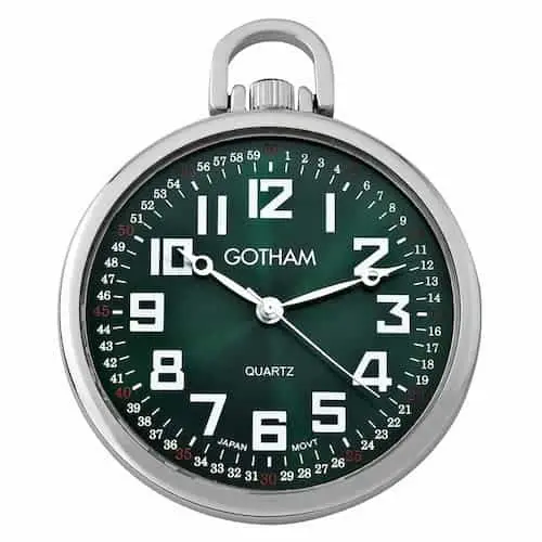 Gotham Men’s Ultra-Thin Railroad - Pocket Watch Singapore