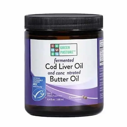 Green Pasture Blue Ice Fermented Cod Liver Oil Blend - Fish Oil Singapore