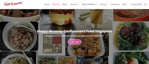 Happy Mummy Confinement - Confinement Food Delivery Singapore