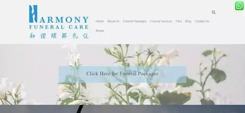 Harmony Funeral Care - Funeral Services Singapore