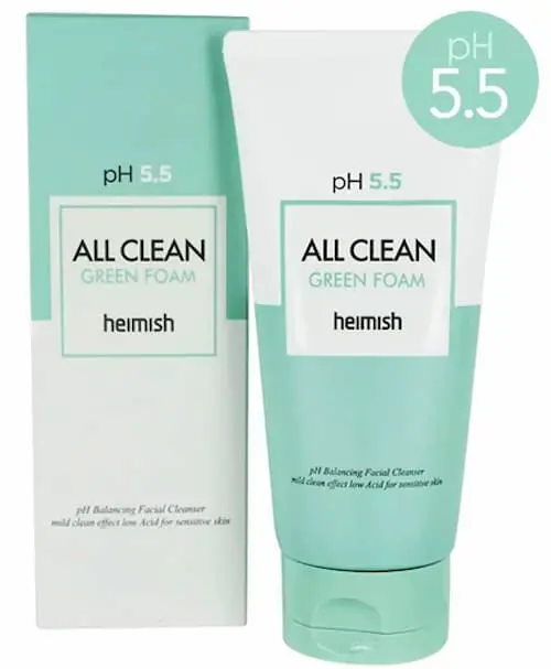 Heimish All Clean Green Foam Cleanser - Best Facial Cleanser Singapore