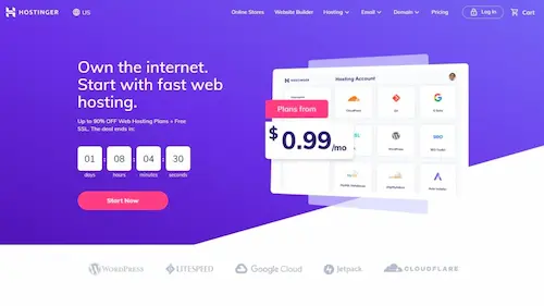  Hostinger - Web Hosting Singapore   