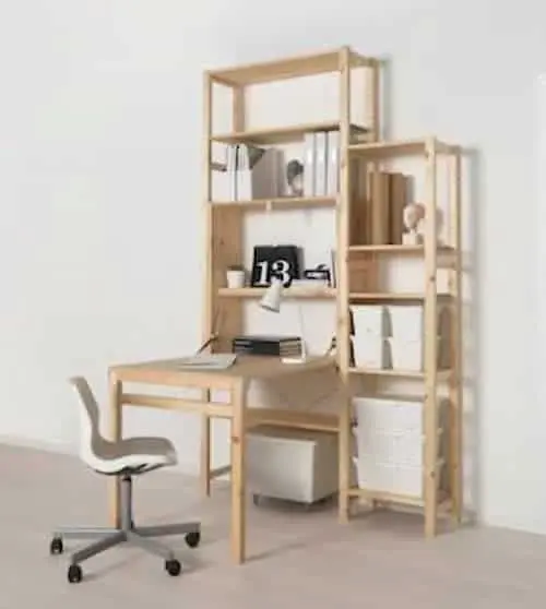  IKEA IVAR Shelving Unit with Foldable Table  - Foldable Table Singapore