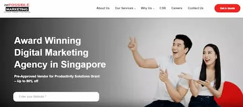 Impossible Marketing - Web Design Course Singapore