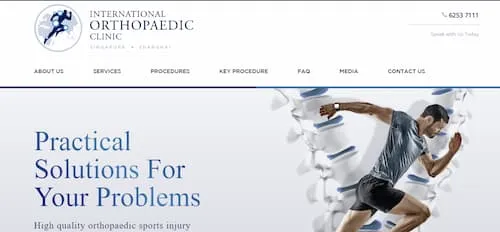  International Orthopaedic Clinic - Sports Doctor Singapore (Credit: International Orthopaedic Clinic)