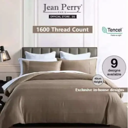 Jean Perry 1600TC Tencel Bed Sheet Set - Tencel Bedsheet Singapore