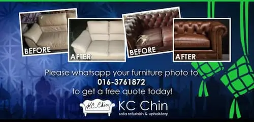  KC Chin Sofa Refurbish - Upholstery KL Selangor