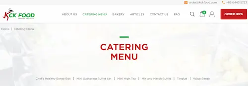 KCK Food Catering - Catering Singapore