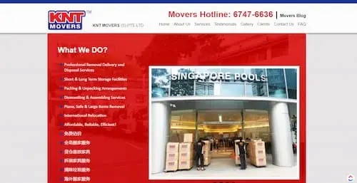 KNT Movers - Relocation Services Singapore 