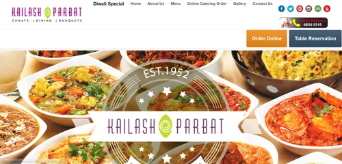 Kailash Parbat - Indian Restaurant Singapore (Credit: Kailash Parbat) 