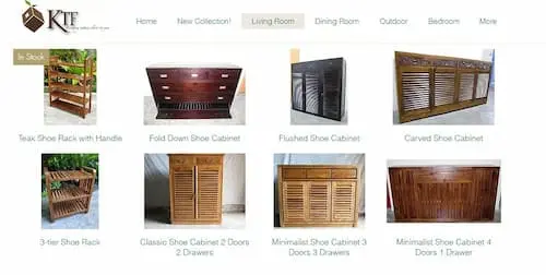 Karo Teak Furniture - Shoe Cabinet Singapore 