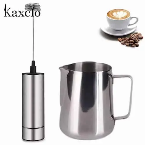 Kaxcio Handheld Milk Frother and Pitcher - Milk Frother Singapore