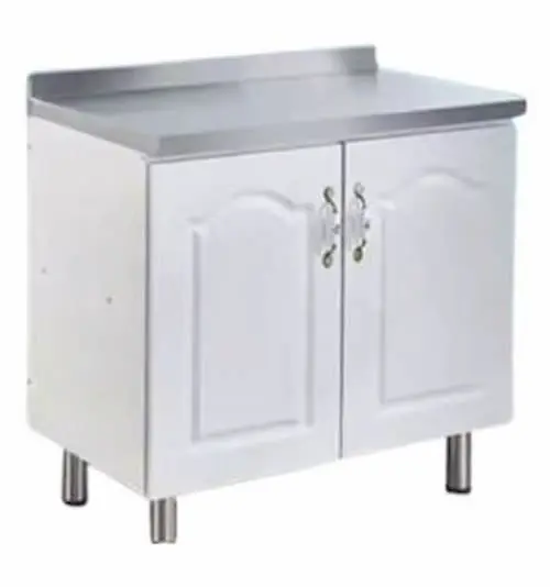 Kitchen Cabinet with Stainless Steel Top   - Kitchen Cabinet Singapore