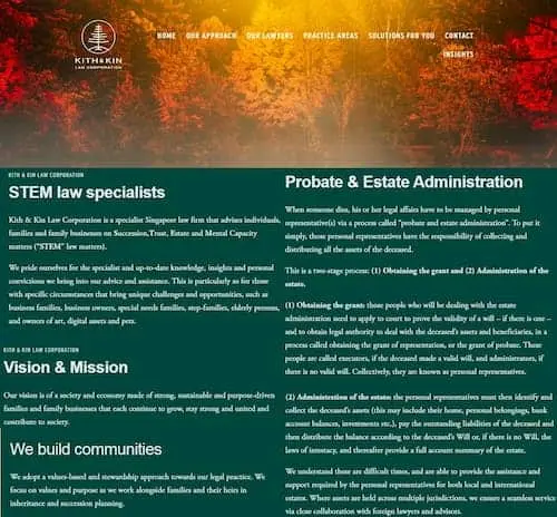 Kith & Kin Law Corporation - Probate Lawyer Singapore