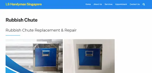 LS Handyman Service - Rubbish Chute Repair Singapore 