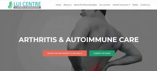 LUI Centre for Arthritis & Rheumatology - Rheumatologist Singapore