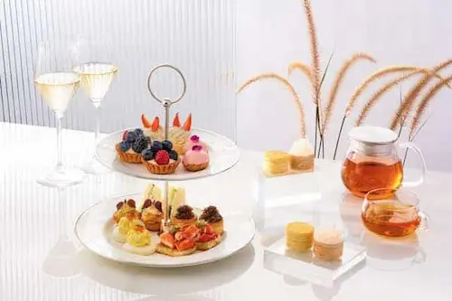 Lady M Champagne Bar - High Tea Singapore