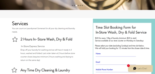 Laundrymart Somerset - Dry Cleaning Singapore (Credit: Laundrymart Somerset) 