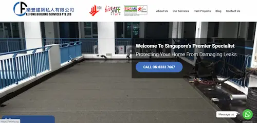 Le Fong Building Service - Waterproofing Singapore