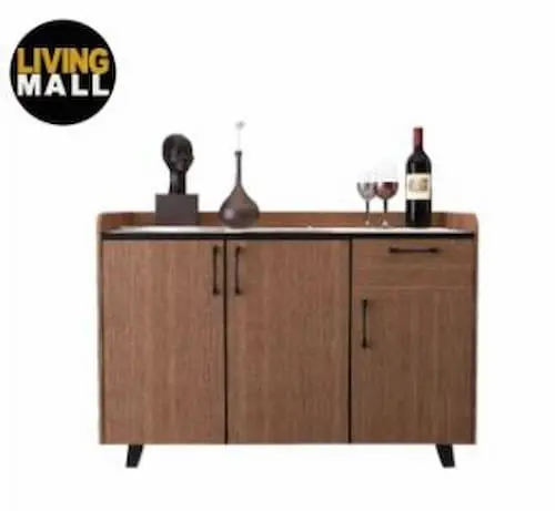 Living Mall Rockdale Series Low Kitchen Cabinet In 8 Designs   - Kitchen Cabinet Singapore