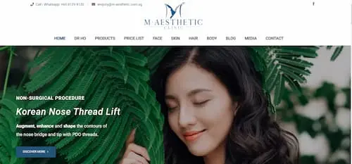 M Aesthetic Clinic - Nose Thread Lift Singapore 