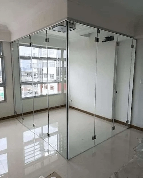 M Aluminium & Glass - Glass Doors Singapore (Credit: M Aluminium & Glass)