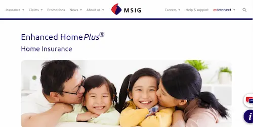 MSIG - Home Insurance Singapore