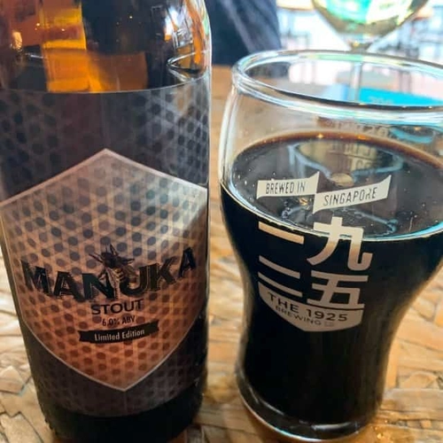  Manuka Stout from 1925 Microbrewery - Draft Beer Singapore (Credit: 1925 Microbrewery) 