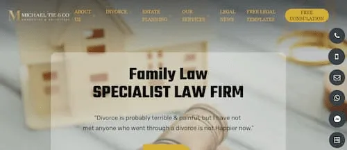 Michael Tie & Co  - Divorce Lawyer KL Selangor (Credit: Michael Tie & Co)  