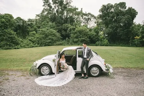 MiniBug - Wedding Car Rental Singapore