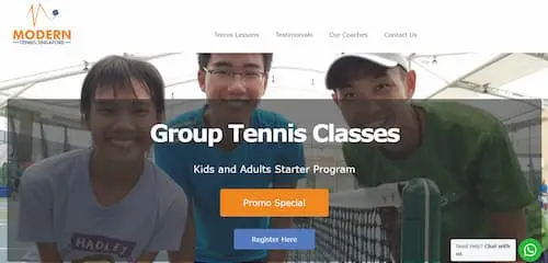 Modern Sports Singapore - Tennis Lessons Singapore