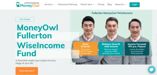 MoneyOwl - Robo Advisor Singapore (Credit: MoneyOwl) 