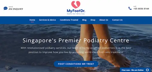 MyFootDr - Podiatrist Singapore 