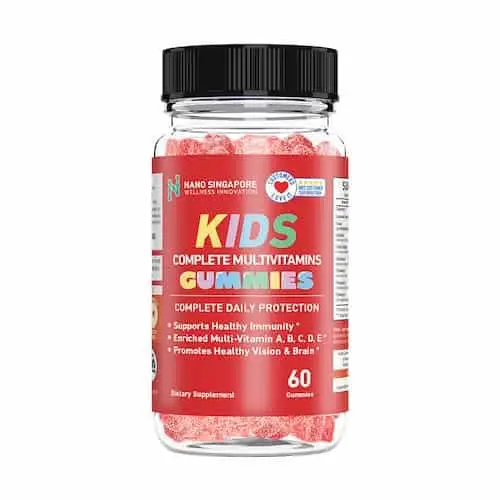  Nano Singapore's Kids Complete Multivitamins Gummies – 60 CT