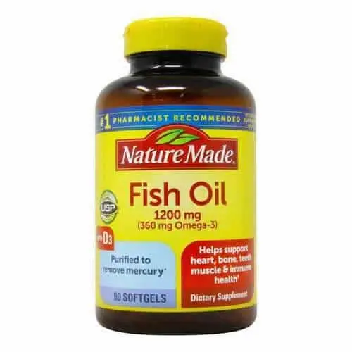 Nature Made Fish Oil 1,200 mg Plus Vitamin D 1,000 IU - Fish Oil Singapore