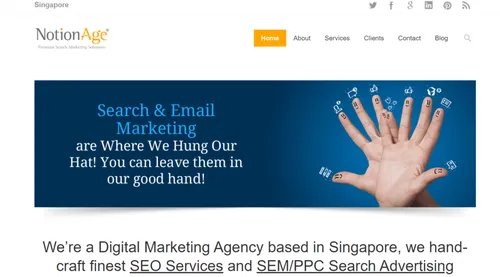 Notion Age - SEO Agency Singapore (Credit: Media One Marketing)