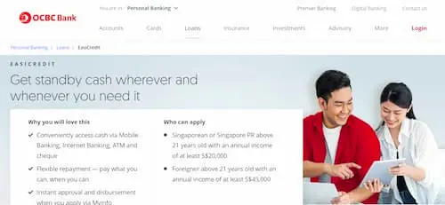 OCBC EasiCredit - Wedding Loan Singapore