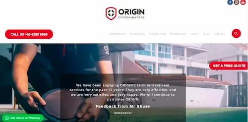  ORIGIN Exterminators - Bed Bug Exterminator Singapore