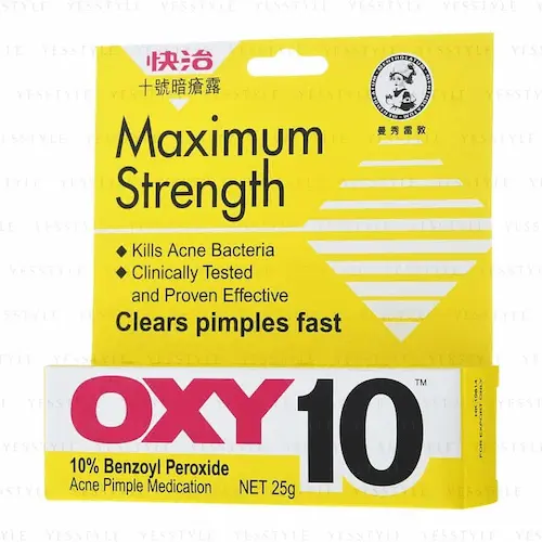 OXY 10 Maximum Strength Acne Pimple - Acne Cream Singapore