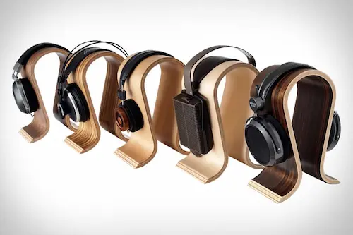 Omega Wooden Headphone Hanger - Headphone Stand Singapore