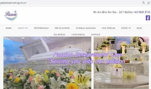 Passion Bereavement Care - Funeral Services Singapore 