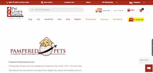 Pet Lovers Centre Singapore - Pet Sitter Singapore