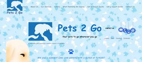 Pets2Go - Pet Sitter Singapore 