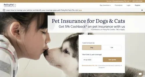 PolicyPal FA - Singapore Pet Insurance