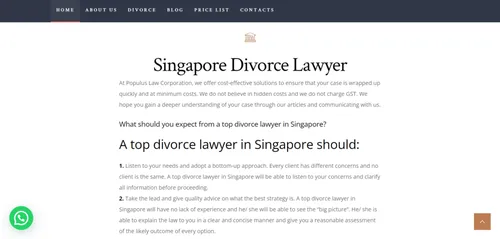 Populas Law - Divorce Lawyer Singapore (Credit: Populas Law) 