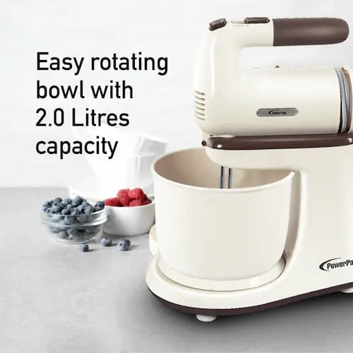 PowerPac Hand Mixer With Bowl PPSM208 - Hand Mixer Singapore