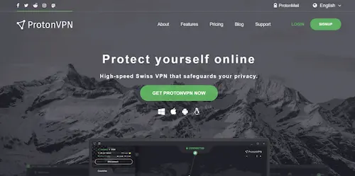 Proton VPN - Free VPN Singapore