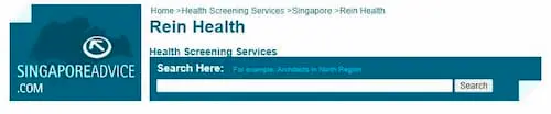  Rein Health -Health Screening Singapore 