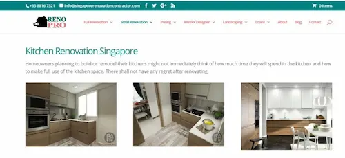 Reno Pro- Kitchen Renovations Singapore